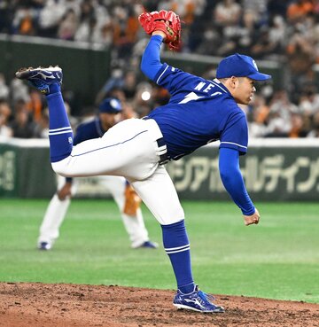  巨人打線を相手に、気迫の投球を見せた中日・根尾（東スポWeb）