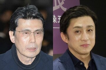 松本幸四郎(右)と松本白鸚