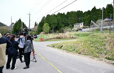 安達優季容疑者の自宅周辺