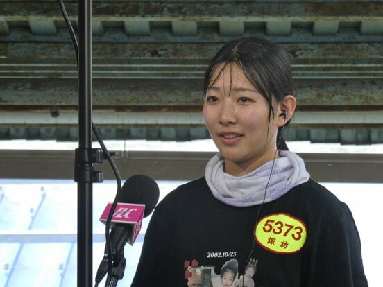 初勝利を挙げた諏訪玲奈