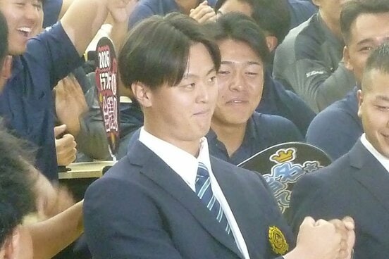 西武から1位指名を受けた亜大・川尻