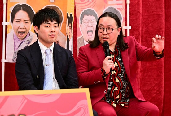マーメイドの田村境祐(左) とテクニック。