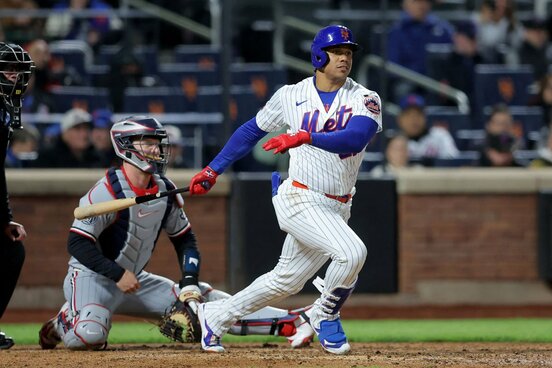 ツインズ戦で復帰したフアン・ソト（ロイター）