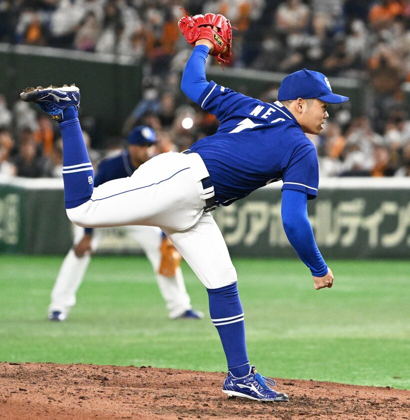  巨人打線を相手に、気迫の投球を見せた中日・根尾（東スポWeb）