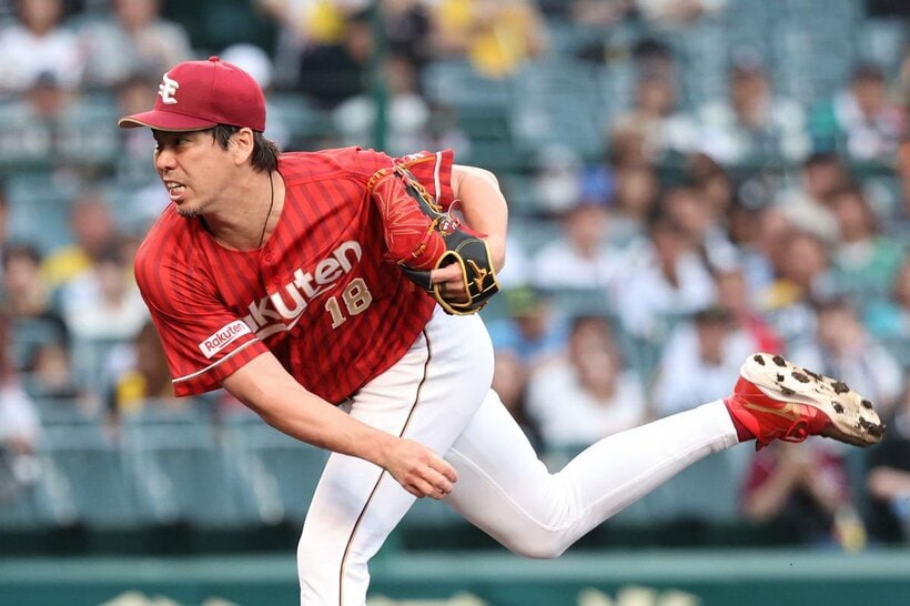 甲子園で力投する前田健太