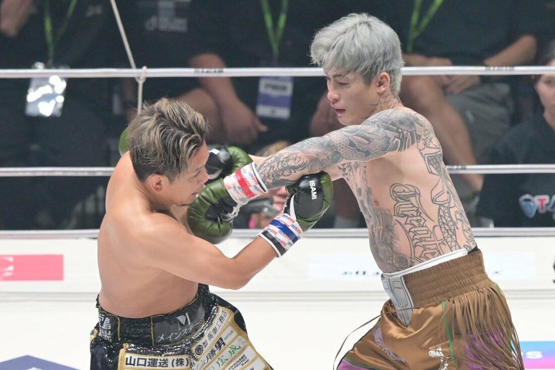 皇治(左)との一戦はドローに終わった平本蓮