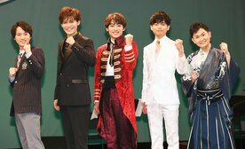  スペシャルコンサートを行った青山新、辰巳ゆうと、新浜レオン、二見颯一、彩青(左から、東スポWeb)