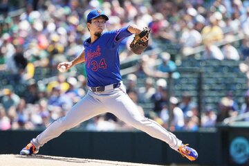 アスレチックス打線に得点を許さなかったメッツ・千賀滉大（ロイター）