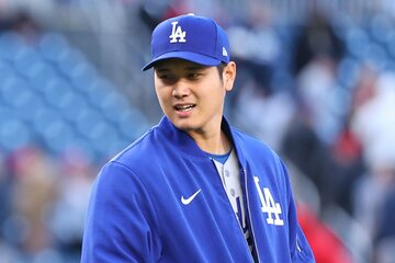 レンジャーズ戦のスタメン出場が発表されたドジャース・大谷翔平