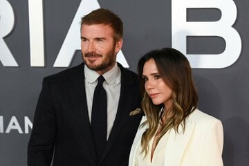 デービッド・ベッカム氏（左）と妻のビクトリアさん（ロイター）