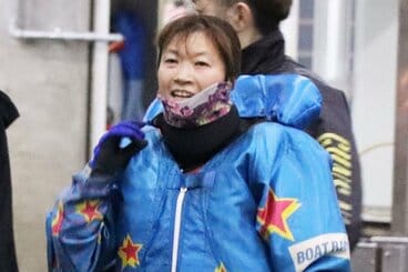 まくり差しでの１着優出に、笑みがこぼれる向井美鈴