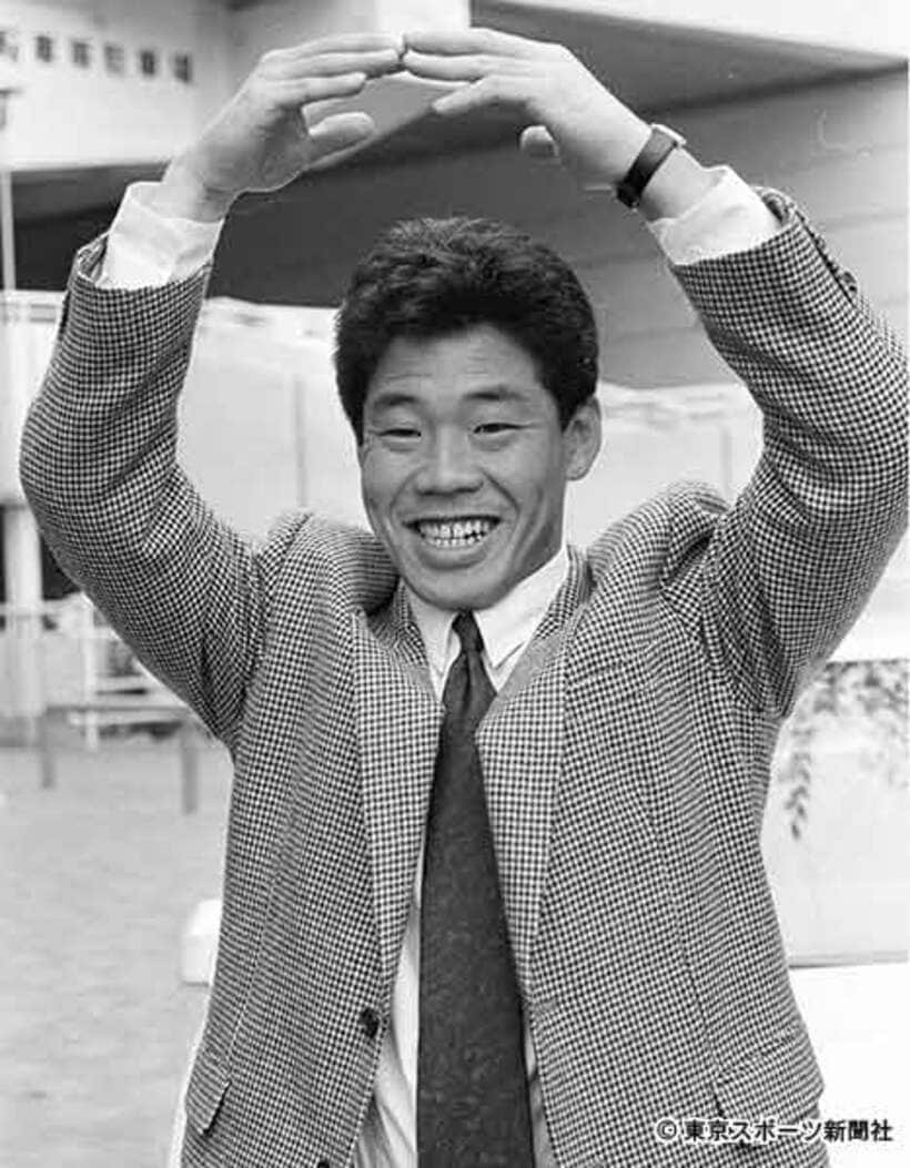  初タイトルを獲得して臨んだ契約更改では自然と笑顔になった