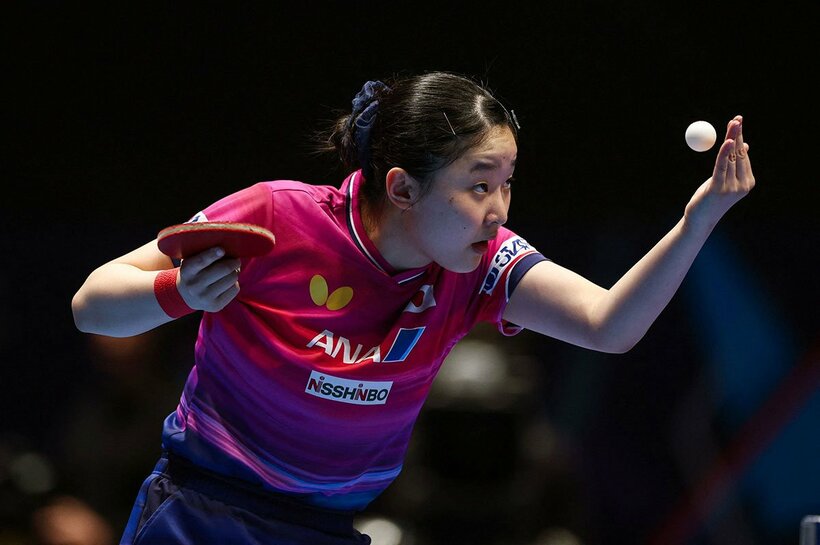 張本美和（ロイター）