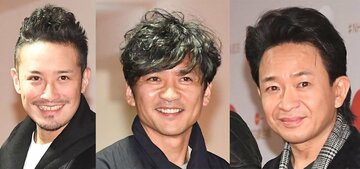 左から松岡昌宏、国分太一、城島茂