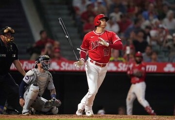  ノーヒットに終わった大谷翔平（ロイター＝USA-TODAY-Sports）