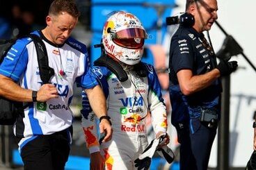 今季２戦目の登場で、ポイントをゲットした角田裕毅（中＝ロイター）