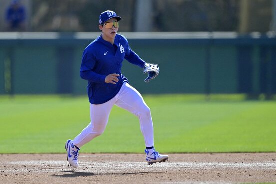 ドジャースのキム・ヘソン（ロイター＝USA　TODAY　Sports)