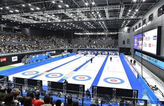 連日、大盛況となったカーリング日本選手権の会場・横浜BUNTAI