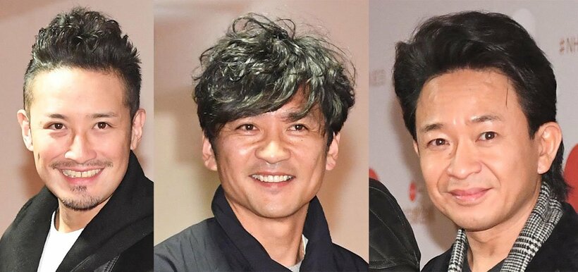 左から松岡昌宏、国分太一、城島茂