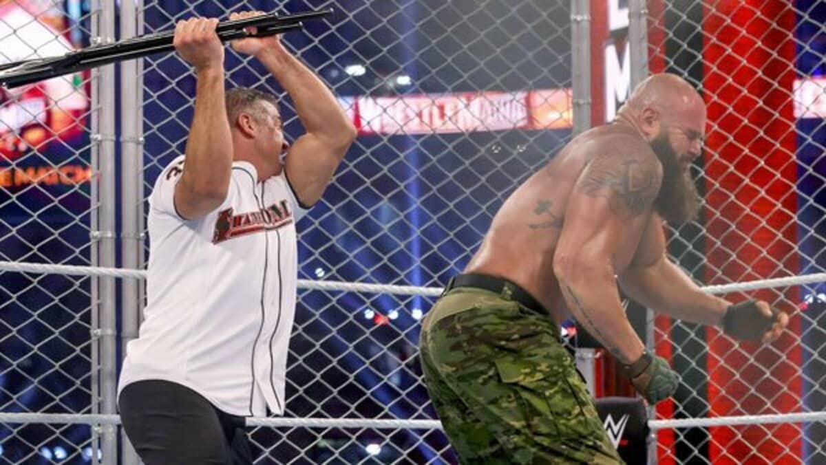 ｗｗｅレッスルマニア 地獄の金網マッチは巨獣ストローマンがシェーンを完全ｋｏ 東スポweb