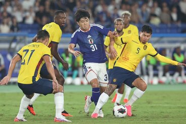 代表初先発で奮闘する谷村海那