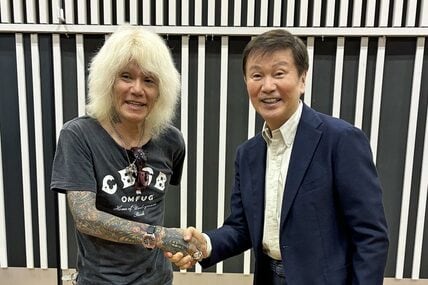森重樹一（左）と森田健作