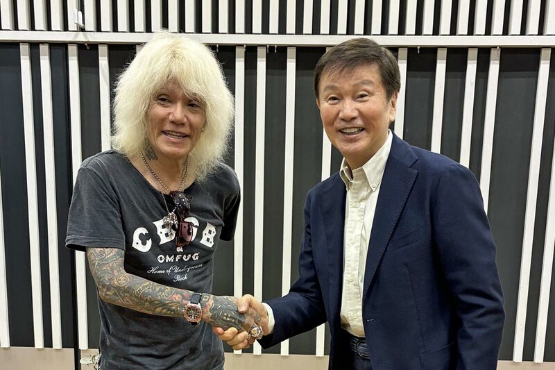 森重樹一（左）と森田健作