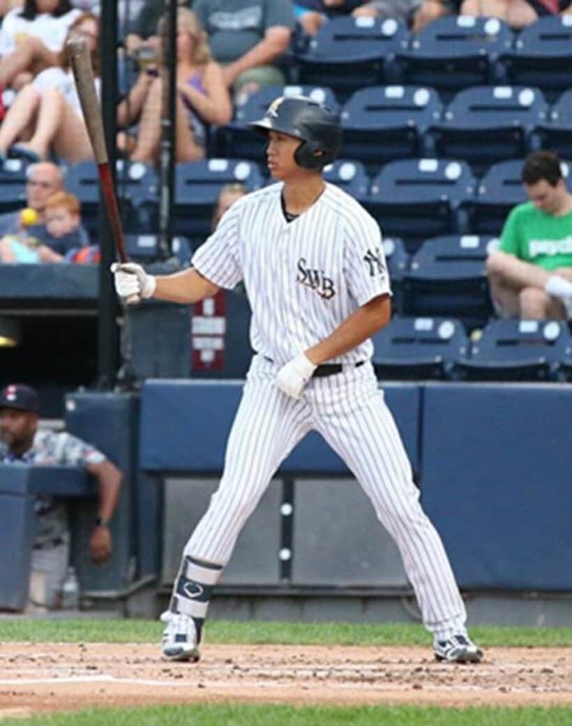  ヤンキース傘下3Aスクラントン所属時の加藤豪将