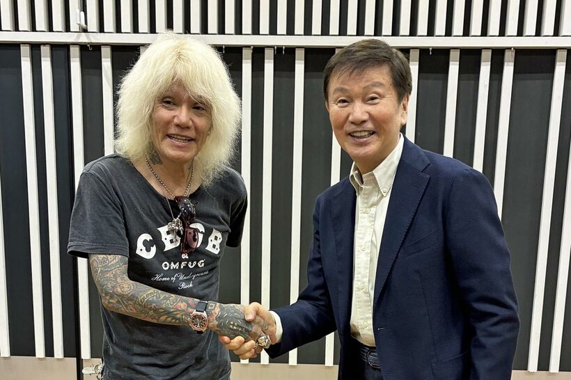 森重樹一（左）と森田健作