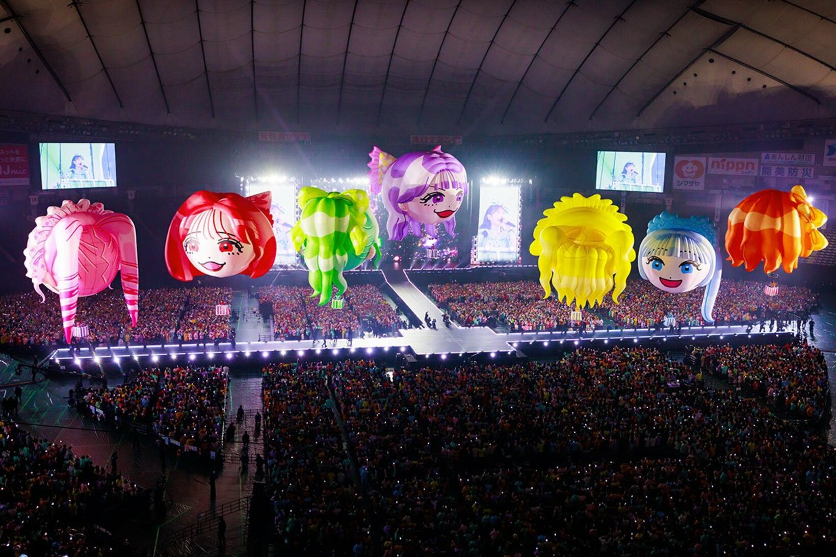 約５万人が詰めかけたFRUITS ZIPPERの東京ドーム公演（撮影・ヨシモリユウナ）