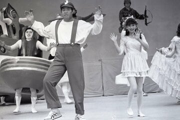 ４０年前…ジャンボ鶴田と共演する山瀬まみ（１９８６年）