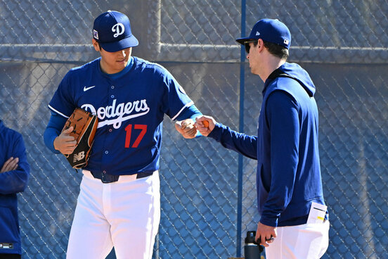 大谷翔平（左、ロイター＝USA　TODAY　Sports）