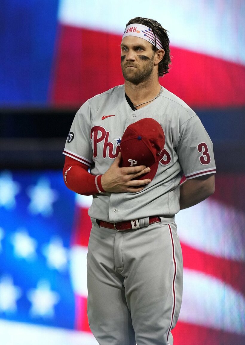  フィリーズのブライス・ハーパー（ロイター＝USA　TODAY　Sports)