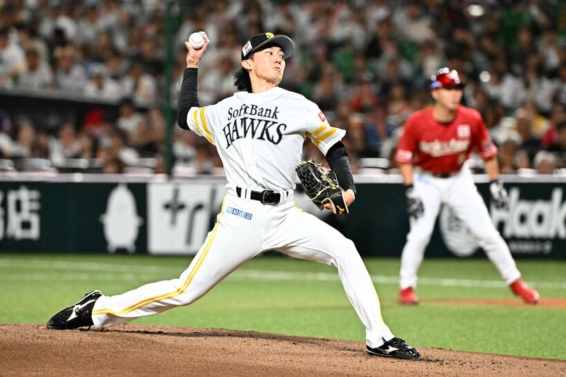 10勝目はおあずけとなったソフトバンク・大津亮介