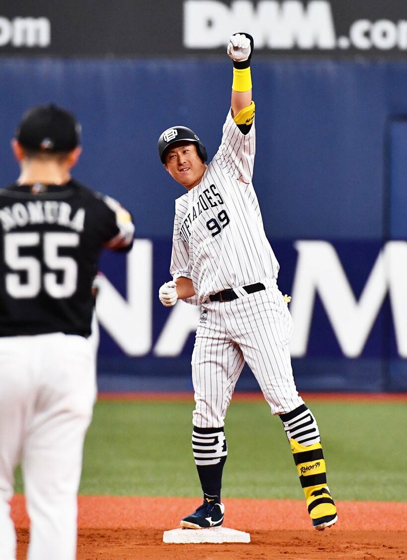  ６回に決勝の２点タイムリーを放ったオリックス・杉本（東スポWeb）