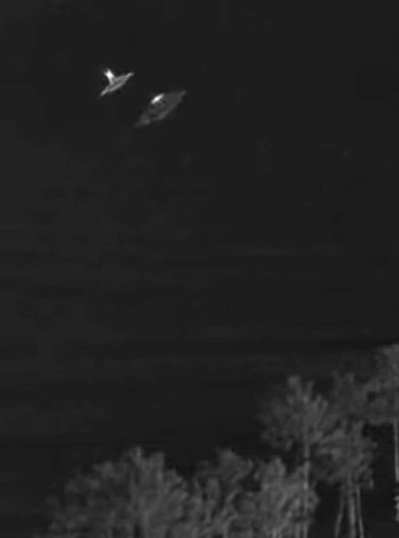 カリフォルニアのUFO（サーフラインのフェイスブックから）