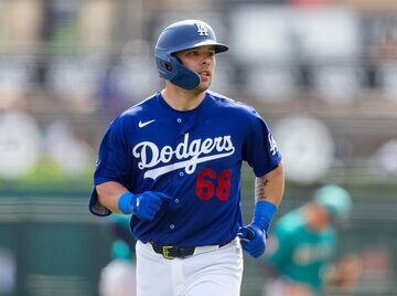 ドジャースのダルトン・ラッシング（ロイター）