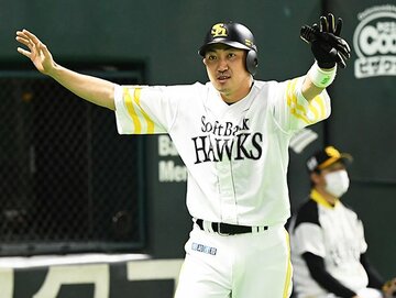  今年５月３１日の紅白戦に出場した内川。開幕後は一度も一軍に呼ばれていない