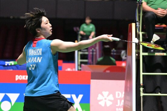 日本女子シングルス ランキング１位の山口茜