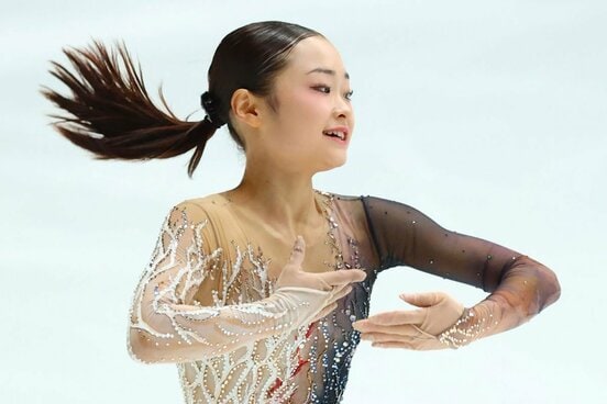 シニアで初の国際大会は、SP78・84点の好スタートとなった島田麻央