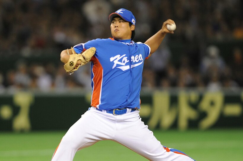 ２００９年のＷＢＣに参加したリュ・ヒョンジン
