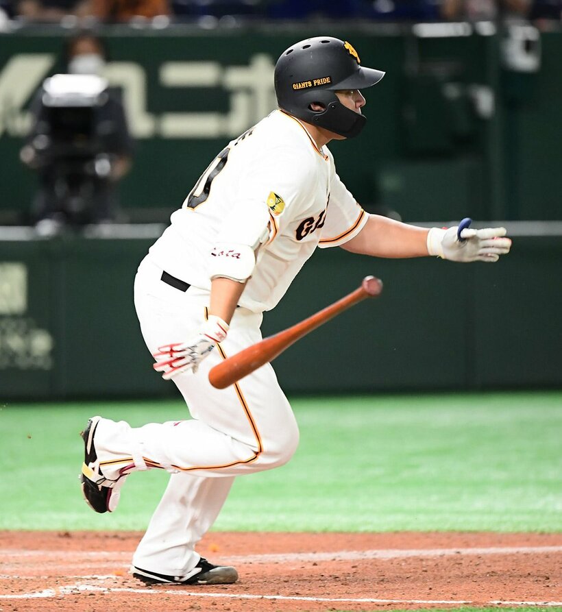  ３回に２点タイムリーとなるプロ初安打を放った巨人・戸根