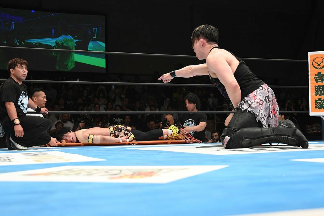 BOSJの直接対決では、YOH(奥)の策略にまんまとハメられたSHO