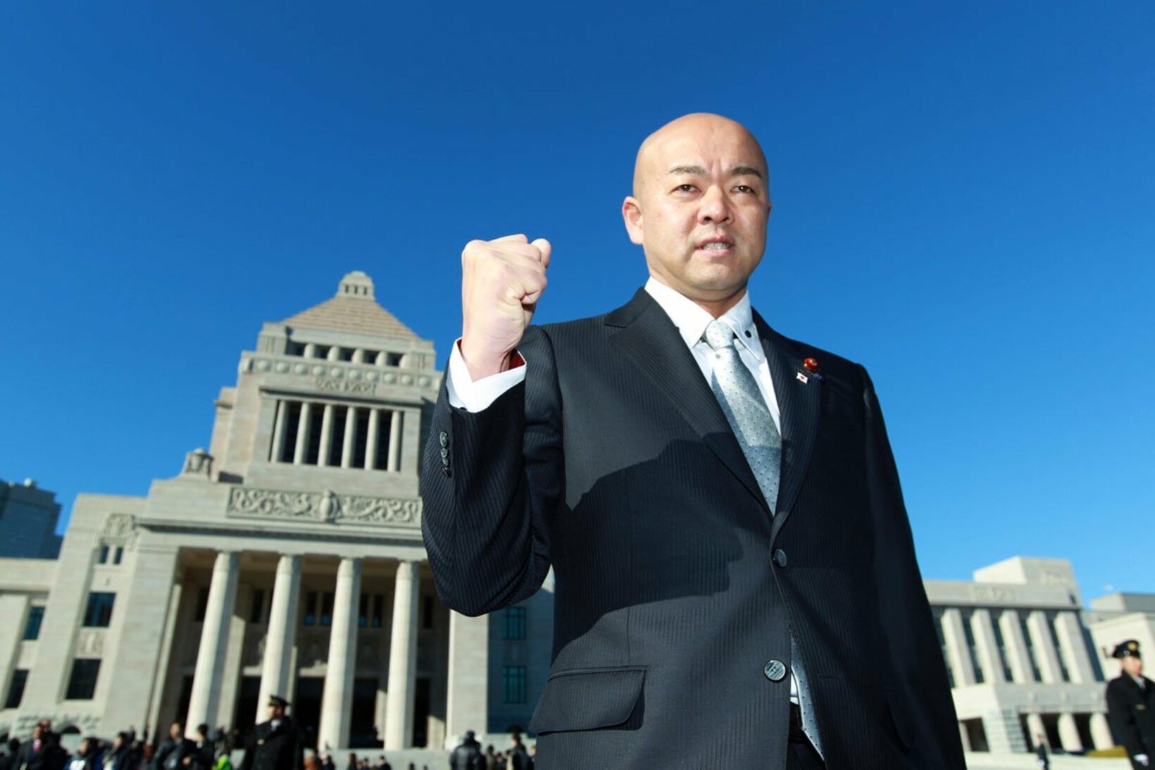 初登院時はスキンヘッドだった堀井氏（2012年）