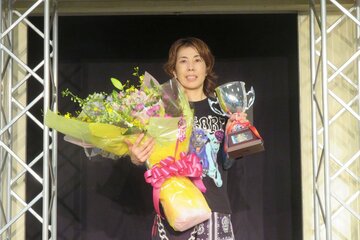 通算７７回目の優勝を飾った田口節子