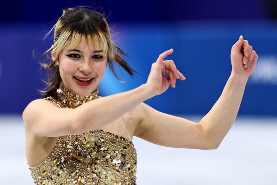 苦難の反省を語ったアリサ・リュウ（ロイター）