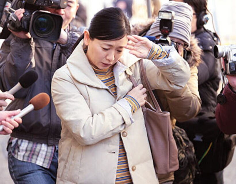  約２３年ぶりに民放連続ドラマ出演を果たした裕木奈江（ドラマのワンシーン）