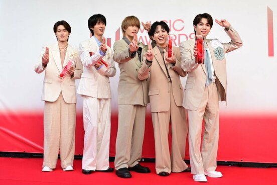 人気絶頂の「M!LK」(左から、山中柔太朗、曽野舜太、佐野勇斗、吉田仁人、塩崎太智)