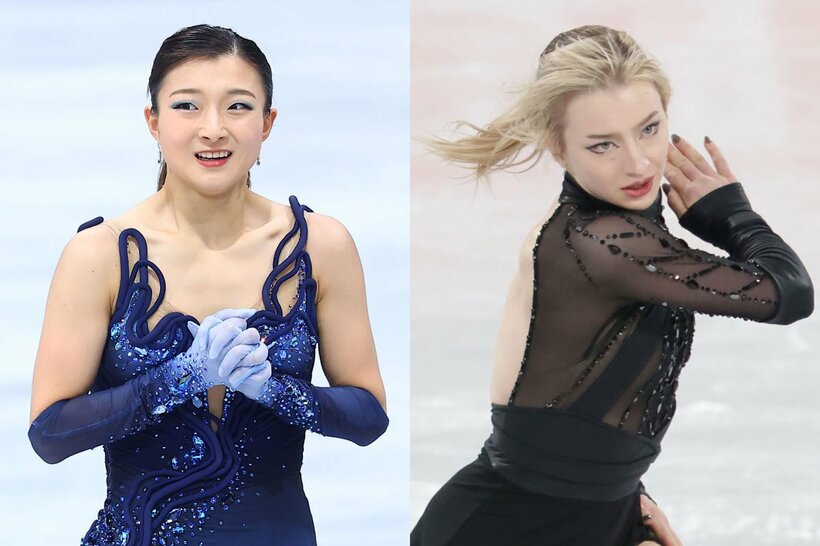 【写真】ライバルながら、互いを支え合う存在だった坂本花織(左)とアンバーグレン