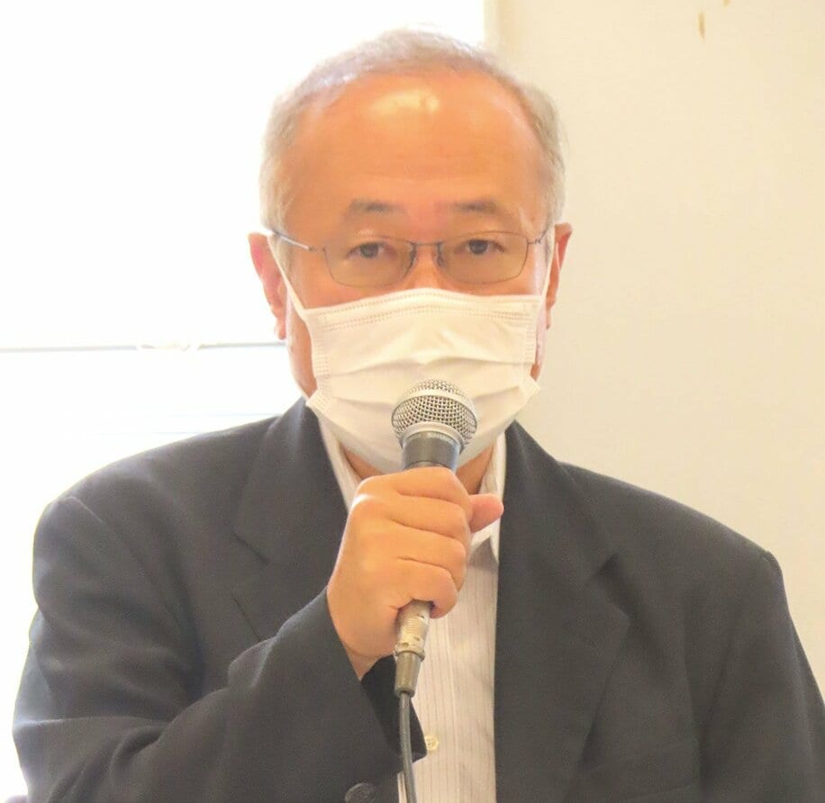  立憲民主党の会議に出席した有田芳生氏(東スポWeb)